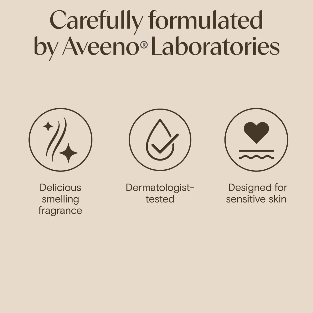 Aveeno Daily Moisturising Yogurt Vanilla & Oat Body Cream 200ml - Image 7